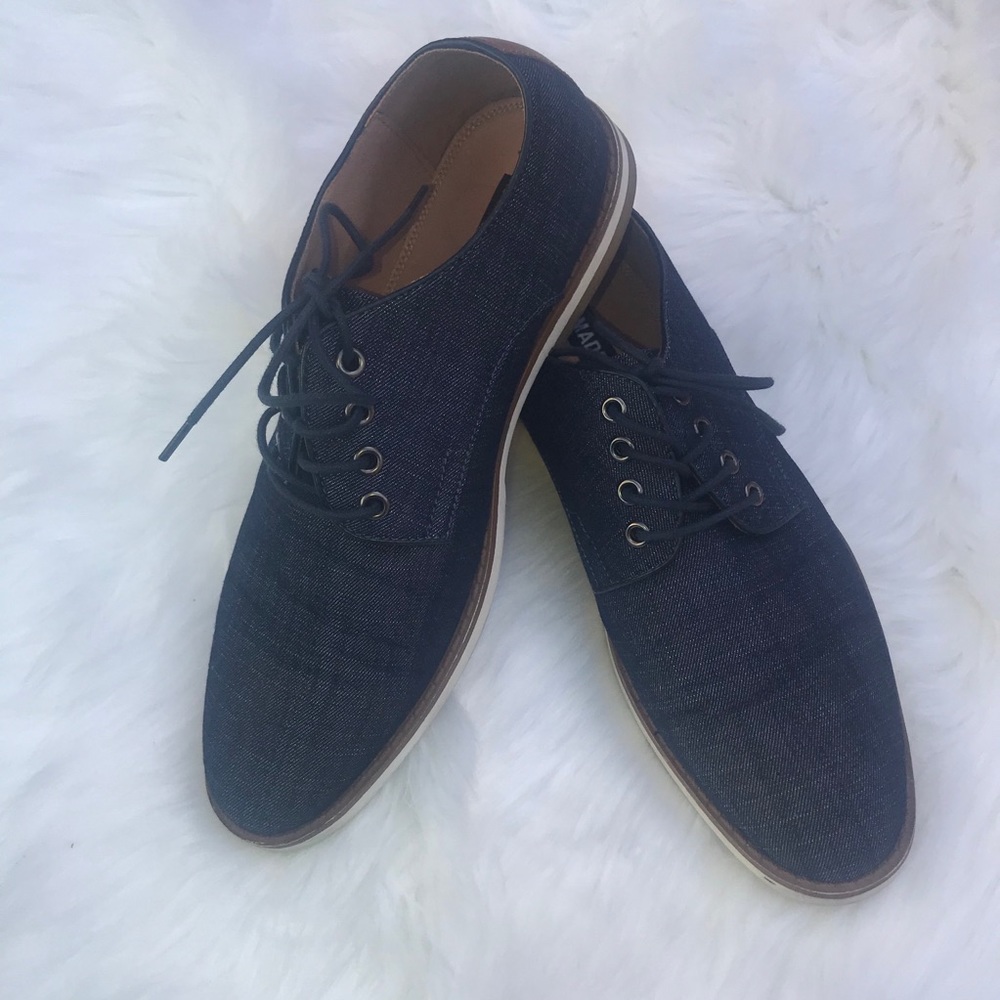 Madden Navy Neumann Oxford Style Shoes